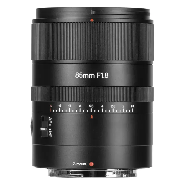 7Artisans AF 85mm f/1.8 Nikon Nikon Z-mount. Full frame. Sort 