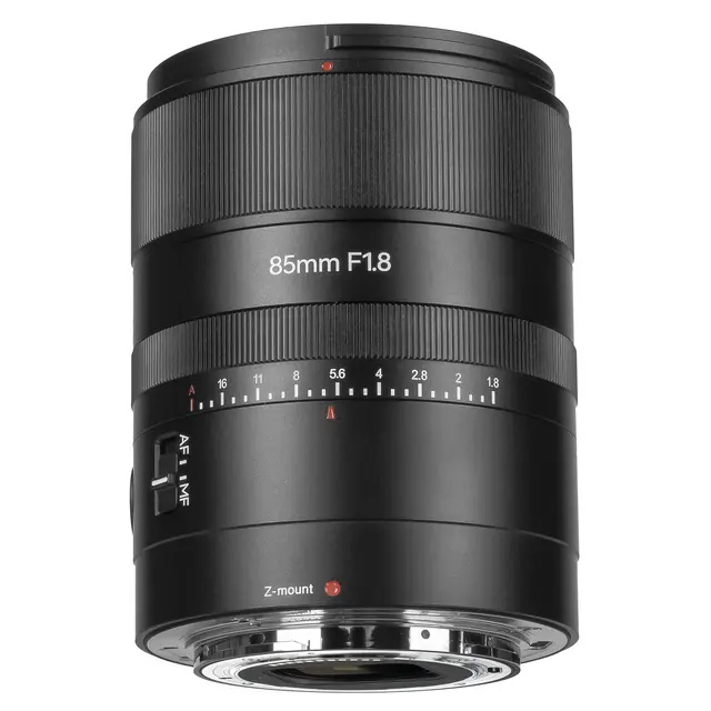 7Artisans AF 85mm f/1.8 Nikon Nikon Z-mount. Full frame. Sort 