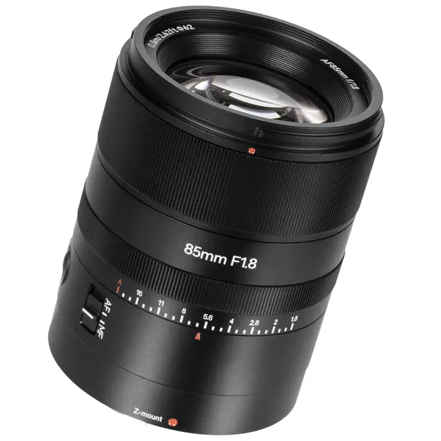 7Artisans AF 85mm f/1.8 Nikon Nikon Z-mount. Full frame. Sort 