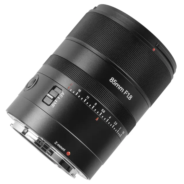 7Artisans AF 85mm f/1.8 Nikon Nikon Z-mount. Full frame. Sort 