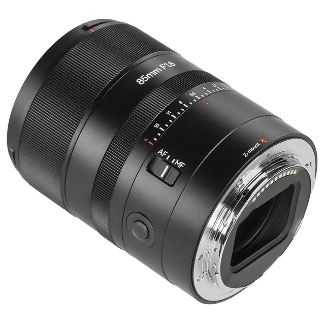 7Artisans AF 85mm f/1.8 Nikon Nikon Z-mount. Full frame. Sort 