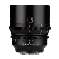 7Artisans 25mm T1.05 Leica/Panasonic L-mount. APS-C. Sort