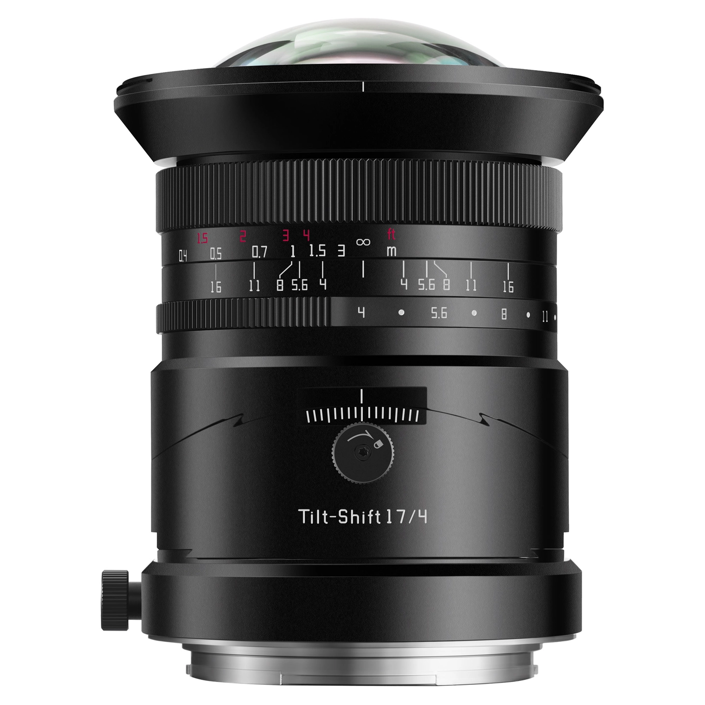7Artisans 17mm f/4 Tilt/Shift Fujifilm GFX-mount. Full frame. Manuell. Sort