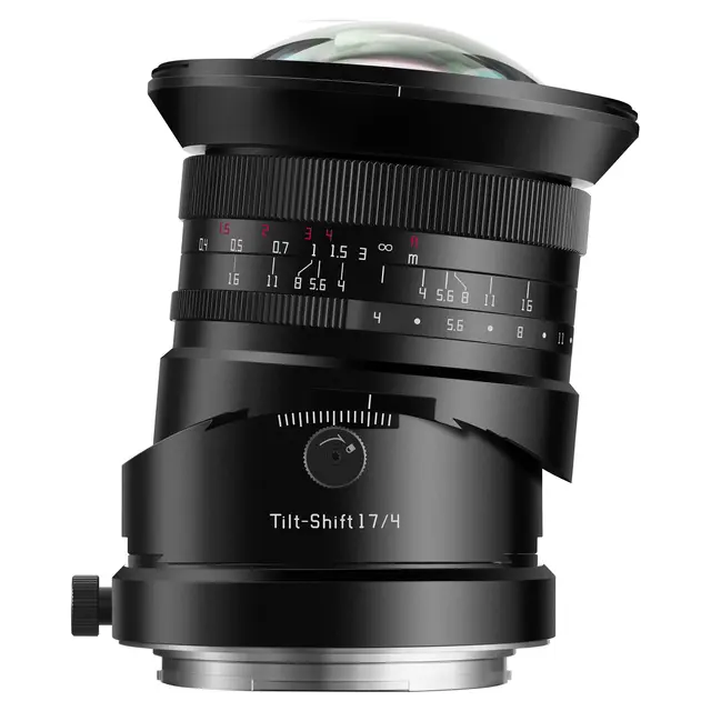 7Artisans 17mm f/4 Tilt/Shift Fujifilm GFX-mount. Full frame. Manuell. Sort 