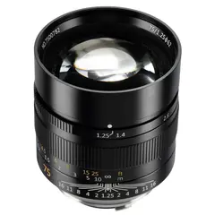 7Artisans 75mm f/1.25 II Til Leica M-fatning. Sort