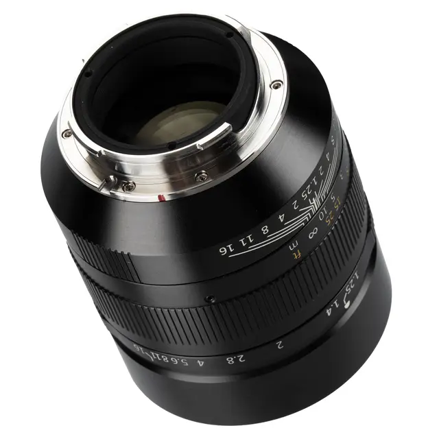 7Artisans 75mm f/1.25 II Til Leica M-fatning. Sort 