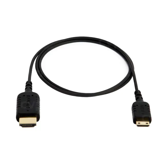 8Sinn eXtra Thin Mini HDMI til HDMI 80cm HDMI C til HDMI A Kabel 
