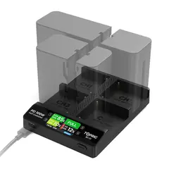 Accsoon Hurtiglader TopRig 100W 4-Bay NP-F EU GaN