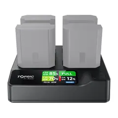 Accsoon Hurtiglader TopRig 100W 4-Bay NP-FZ100