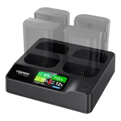 Accsoon Hurtiglader TopRig 100W 4-Bay LP-E6