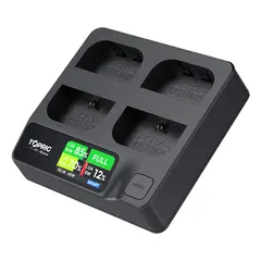 Accsoon Hurtiglader TopRig 100W 4-Bay LP-E6