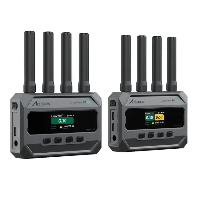 Accsoon CineView SE 4K 1 TX + 1 RX Sender og Mottaker 