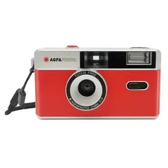 Agfaphoto Reusable Camera 35mm Red Gjenbrukbart filmkamera m/blits. 35mm