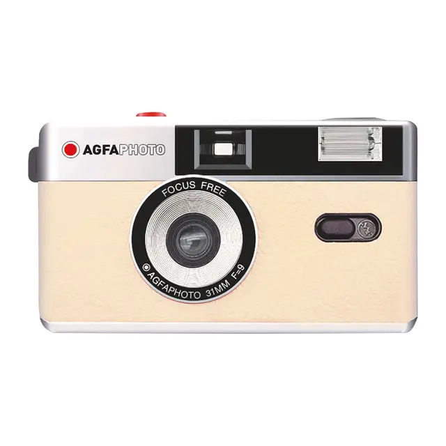 Agfaphoto Reusable Camera 35mm Beige Kompaktkamera for 135mm film 