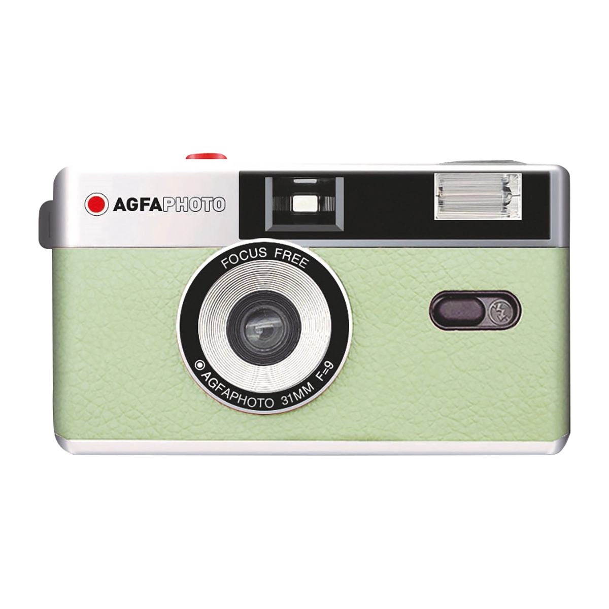Agfaphoto Reusable Camera 35mm Green Gjenbrukbart filmkamera m/blits. 35mm