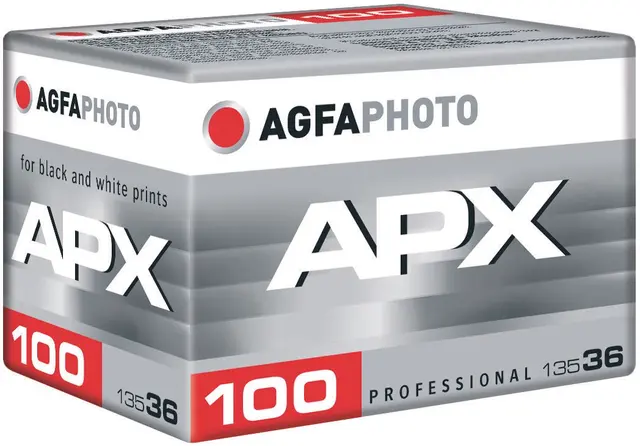 Agfa Photo APX 100 135-36 1pk. Sort/Hvit film. 135mm. ISO 100 