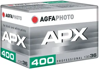 Agfa Photo APX 400 135-36 1pk. Sort/Hvit film. 135mm. ISO 400