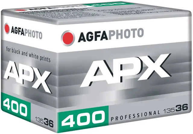 Agfa Photo APX 400 135-36 1pk. Sort/Hvit film. 135mm. ISO 400 