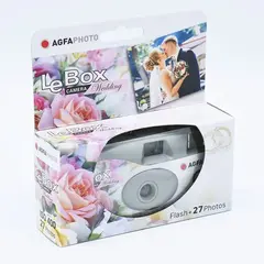 Agfa Photo LeBox 400 27 Wedding Flash Engangskamera ISO 400, 27 bilder. Blits