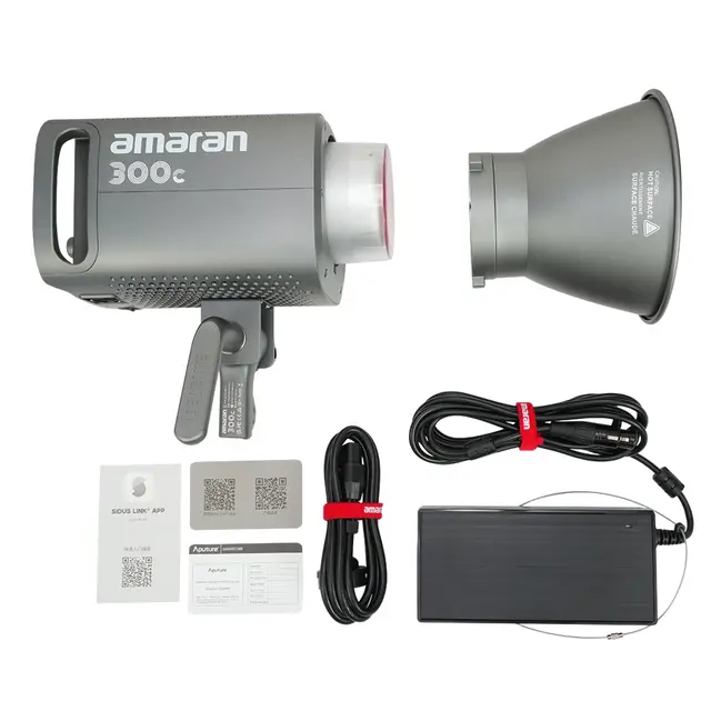 Amaran 300c LED Lampe 300W. 2500-7500K Fullfarge RGB LED 