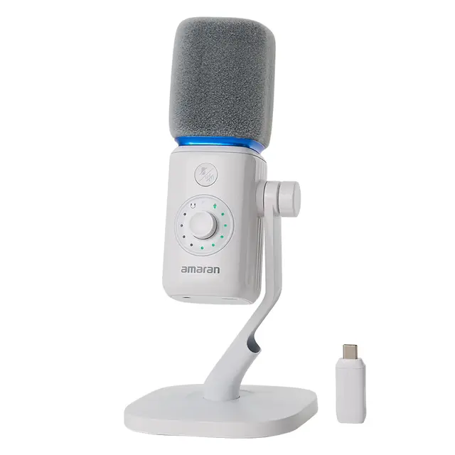 Amaran Mic Desktop Stand Kit (White) 