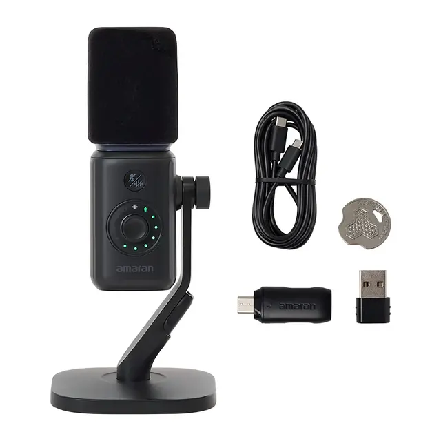 Amaran Mic Desktop Stand Kit (Charcoal) 