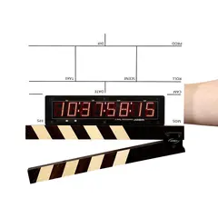 Ambient Recording Lockit Slate Take 2 W Tr&#229;dl&#248;s Timecode Klapper Wood Clapstick