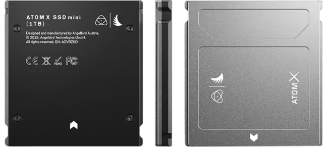 Angelbird ATOM X SSDmini 1 TB 1TB SSD Mini til Ninja V 