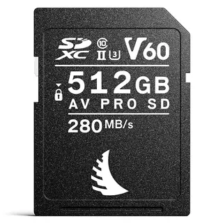 Angelbird AV PRO SD MK2 512GB V60 V60, Max Read 260 - Write 140 MB/s