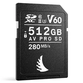 Angelbird AV PRO SD MK2 512GB V60 V60, Max Read 260 - Write 140 MB/s