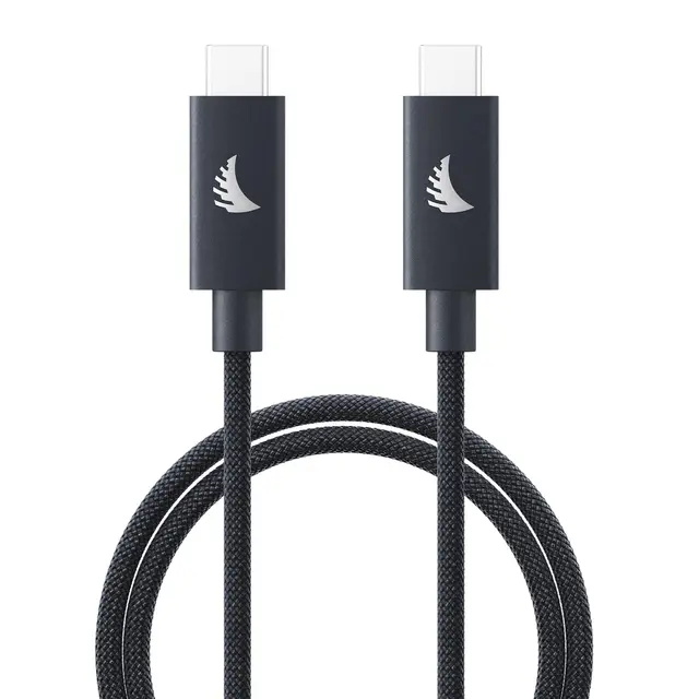 Angelbird USB-C 4.0 Solid Flex Blue 1m 1m. Rett til rett 