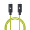Angelbird USB-C 4.0 Solid Flex Lime 1m 1m. Rett til rett