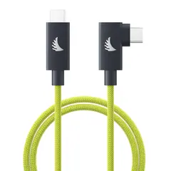 Angelbird USB-C 4.0 Solid Flex Lime 1m 1m. Rett til vinklet