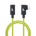 Angelbird USB-C 4.0 Solid Flex Lime 2m 2m. Rett til vinklet