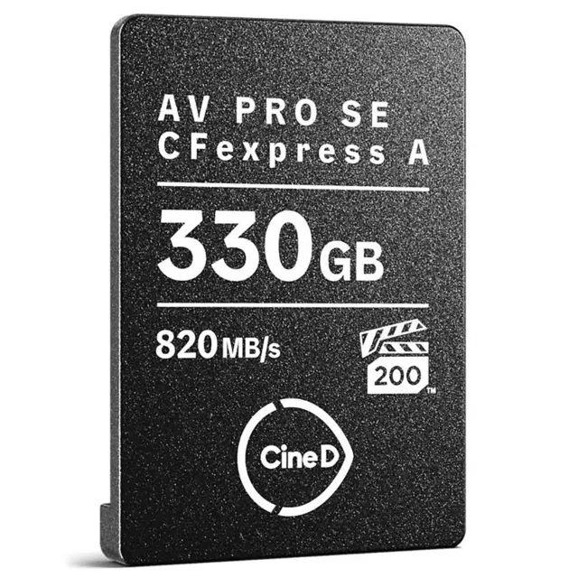 Angelbird CFexpress Type A SE CineD 330GB. Type A. Max R820/W730 MB/s 