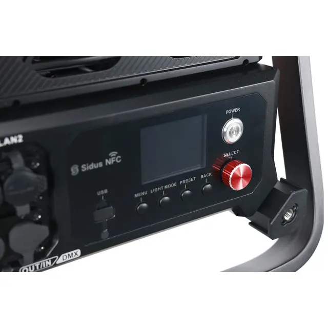 Aputure NOVA II 1x1 med Hardcase 500W justerbart fullfarge panellys 