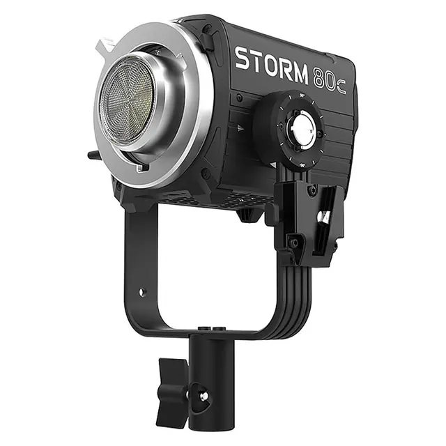 Aputure Storm 80c LED Monolight 3-Light 80W. 1800-20000K. Med Trillekoffert 