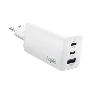 Aqiila Chargebird W3 65W 2xUSB-C/USB-A Wallcharger