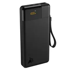 Aqiila Powerbird B20B+ 20000mAh PD 65W Powerbank for mobil og laptop - Sort