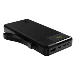 Aqiila Powerbird B20B+ 20000mAh PD 65W Powerbank for mobil og laptop - Sort