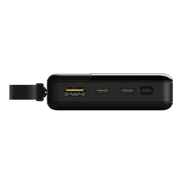 Aqiila Powerbird B20B+ 20000mAh PD 65W Powerbank for mobil og laptop - Sort 