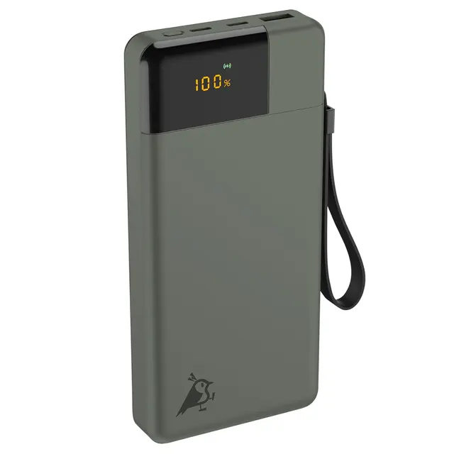 Aqiila Powerbird B20M+ 20000 mAh 65W Powerbank for mobil og laptop - Grønn 