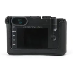 Artisan&amp;Artist LMB-Q Leica Q2 Halfcase Halfcase for Leica Q2 i sort skinn