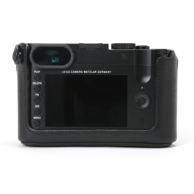 Artisan&Artist LMB-Q Leica Q2 Halfcase Halfcase for Leica Q2 i sort skinn 