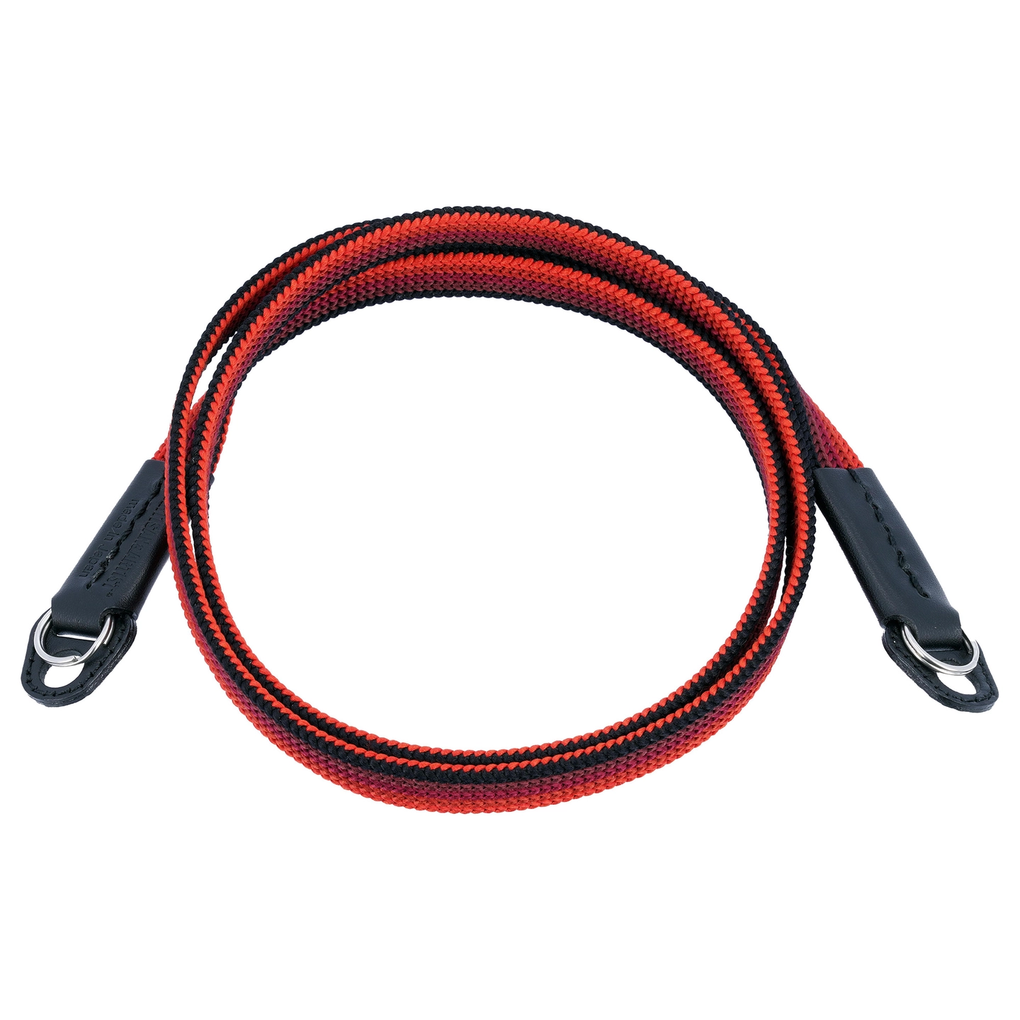 Artisan&Artist ACAM-312A Ayatake Gradation Silk Cord Strap. Black/Red