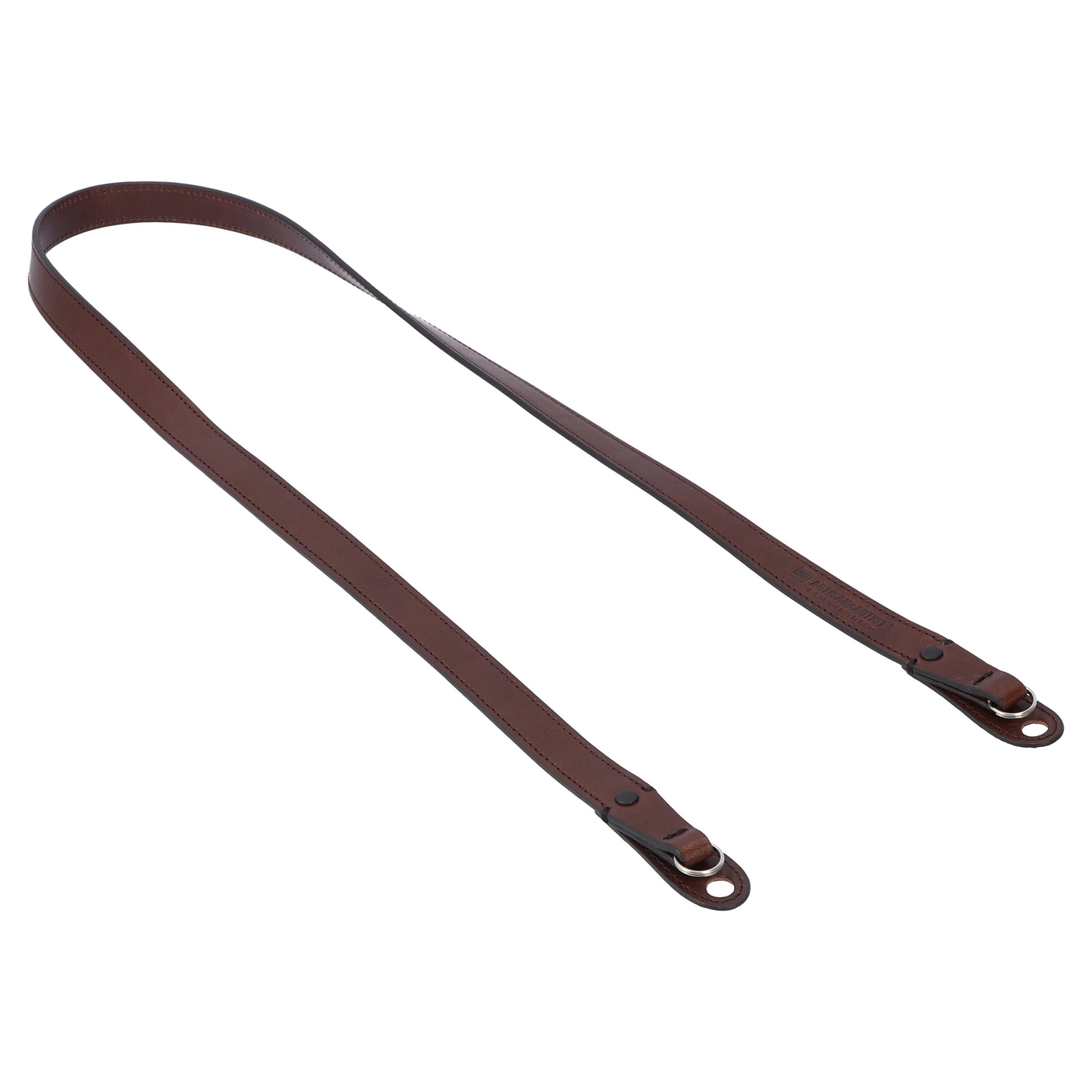 Artisan&Artist ACAM-287 Leather Strap w/Ring-type eyelets. Dark Brown