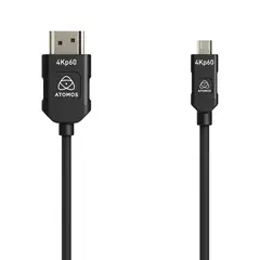 Atomos 4K60P HDMI Silicon Cable Mini HDMI to Full-HDMI 45cm