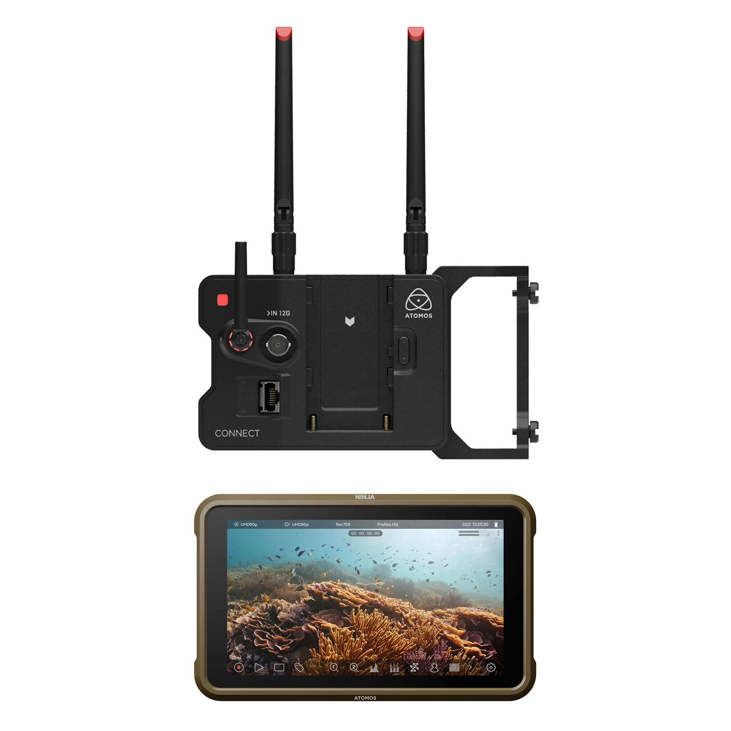 Atomos Ninja And Atomos Connect Bundle 5,2" Monitor og Atomos Connect