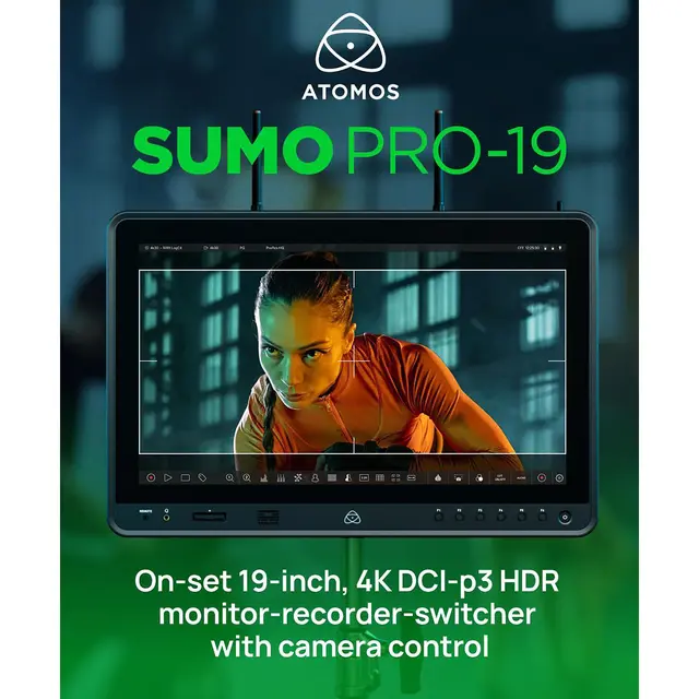 Atomos Sumo PRO-19 4K HDR Monitor 19" Monitor-Recorder-Switcher 
