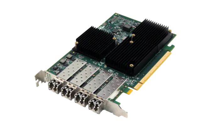 ATTO 32Gb FC 4Ch. PCIe x8 Gen3.0 Optical 4x 32Gb Fiber PCIe inkludert SFP 